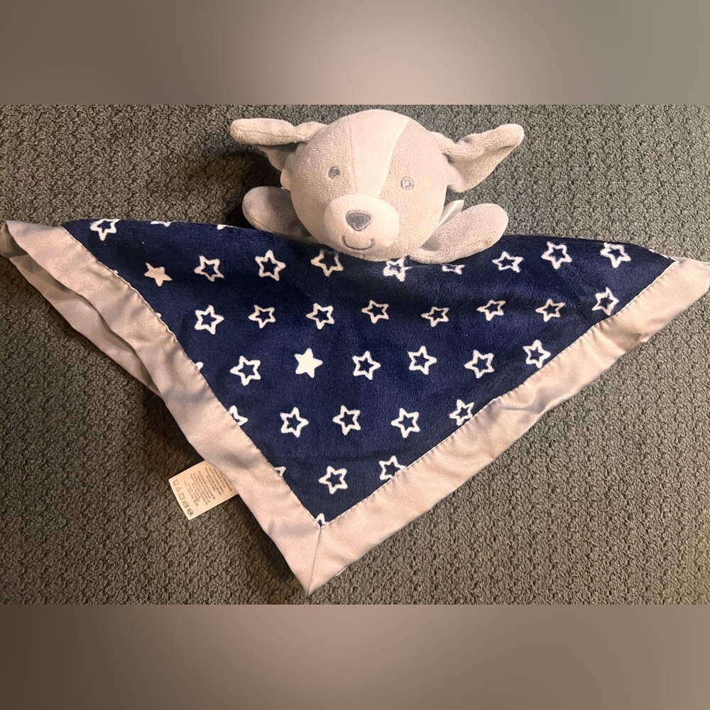 Carters Child Of Mine Puppy Dog Star Lovley Security Baby Blanket